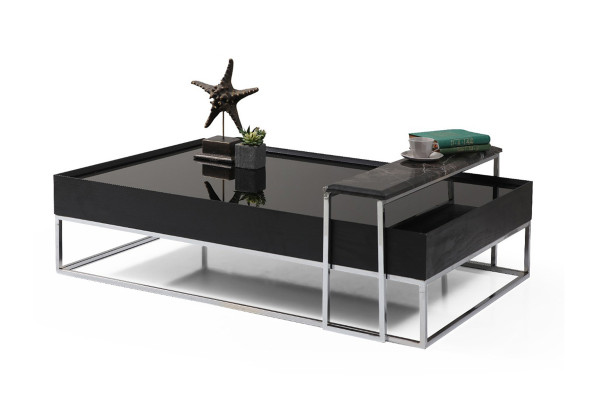 Crown Orta Sehpa (Siyah)